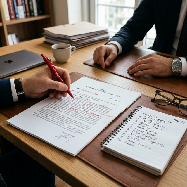 Dilekçe Yazarken Dikkat Edilecek 10 Altın Kural - Dilekçe Rehberi Blog