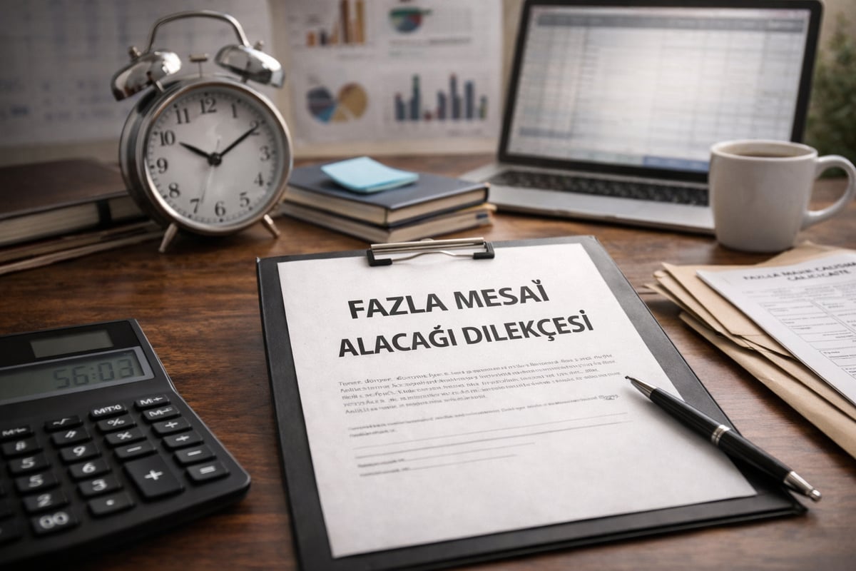 Fazla mesai alacağı dilekçesi - İşçi hakları rehberi